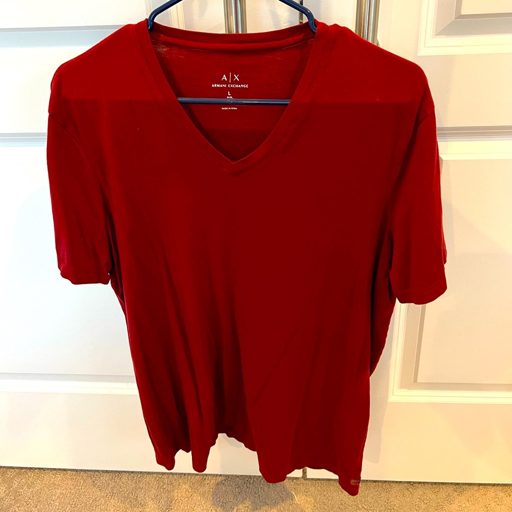 Armani Exchange V Neck T-Shirt, barely worn